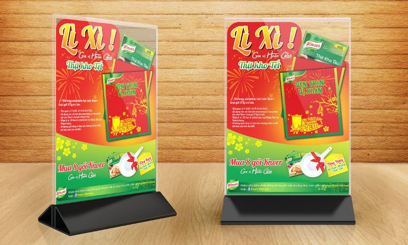 Standee để bàn
