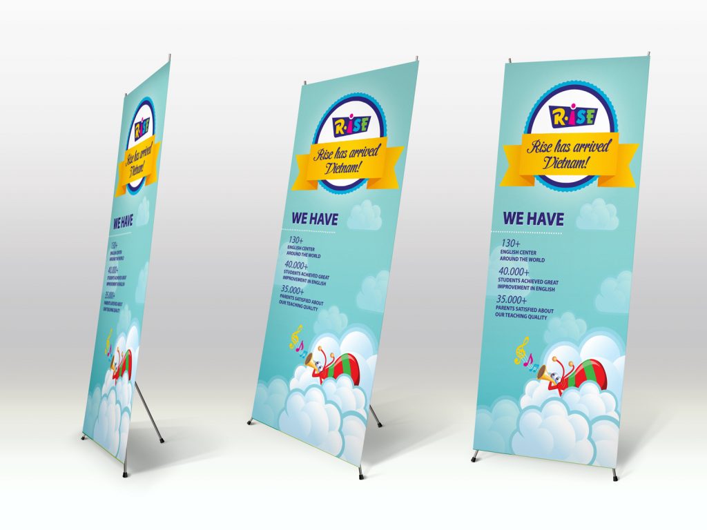 chất liệu in standee